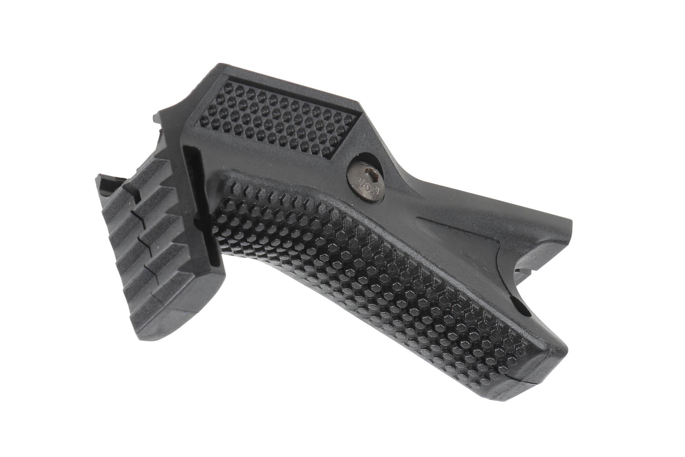 Guntec USA Angled Polymer Grip for Picatinny Rail Black ANGLEGRIP